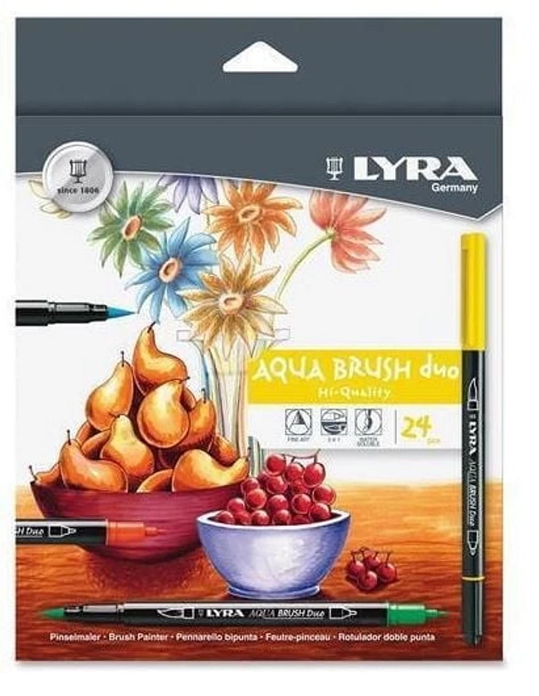 Duo de pinceaux Lyra Aqua de Daler-Rowney