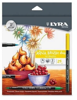 Duo de pinceaux Lyra Aqua de Daler-Rowney
