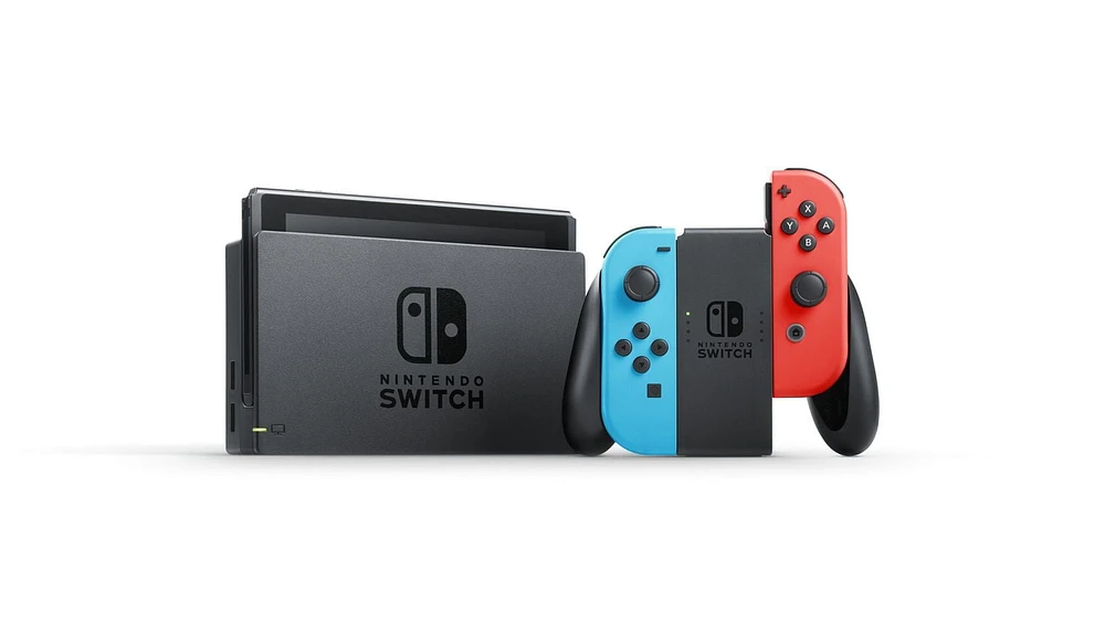 Nintendo Switch™ with Neon Blue and Neon Red Joy‑Con™ (New Box) (FR)