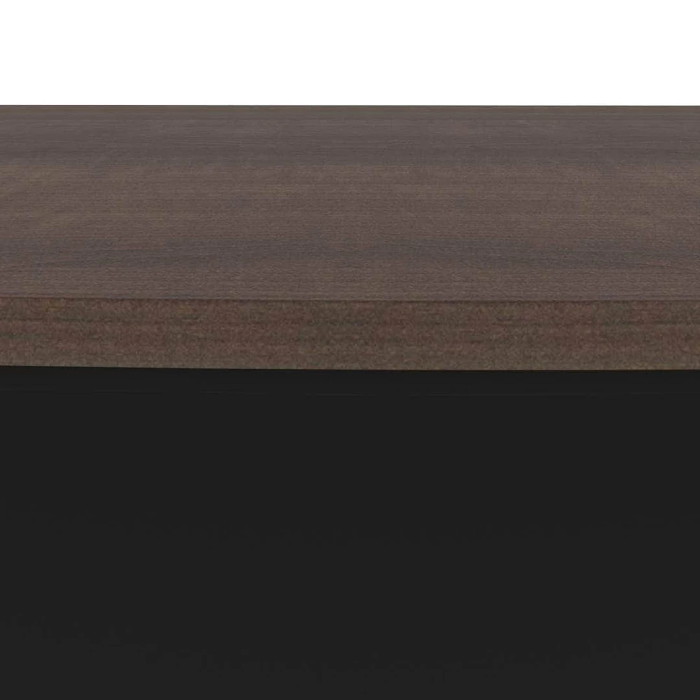 Bestar Connexion 71W Desk Shell in slate & sandstone