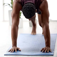 Gaiam Athletic Yoga 5mm Duramat - Bleu / Gris