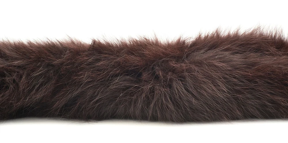 Brown Flokati Fur Rug – 5' x 8', Soft and Plush Area Rug for Living Rooms or Bedrooms