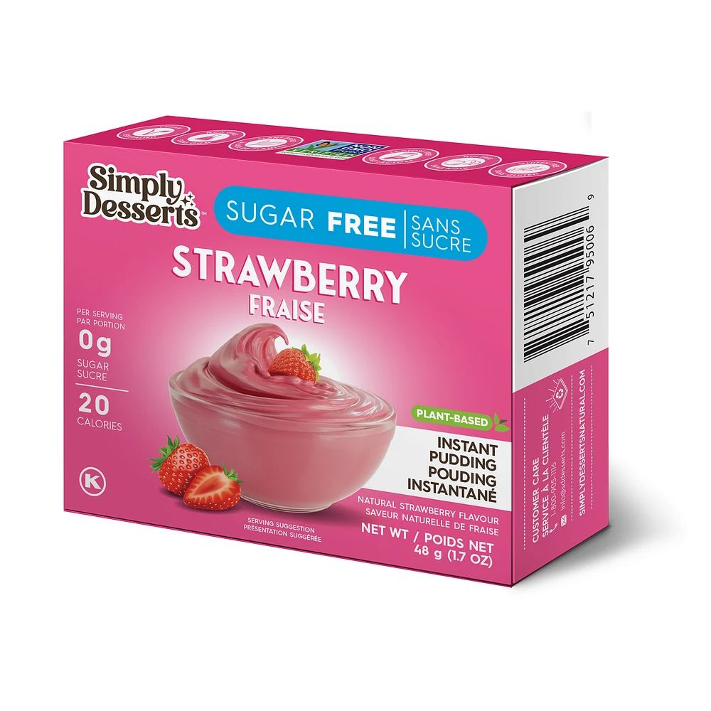 Simply Desserts - Pudding à la fraise, 48g