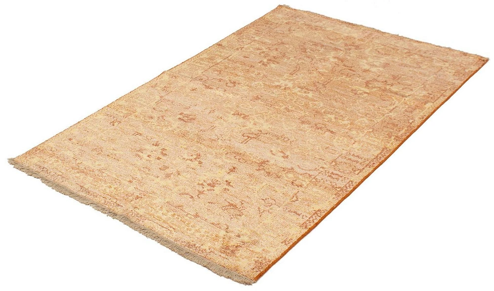 ECARPETGALLERY 5'0" x 7'10"  Transitional Jules Oushak Hand-knotted Area Rug for Living Room, Dining Room and Bedroom in Brown