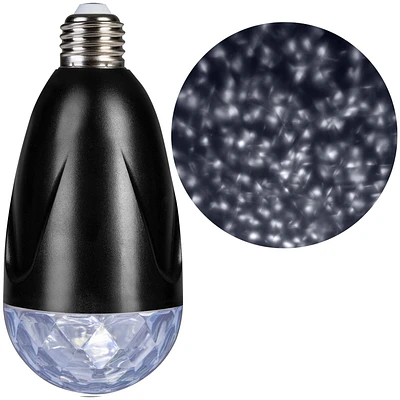 Lightshow Projection Light Bulb-Kaleidoscope (White)