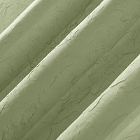 Mainstays Crushed Voile 2-Pack Sheer Grommet Curtain Panel Pair, 2 panels, sheer