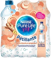 Pure Life Sparkling White Peach Ginger