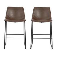 Heavenly Collection Brown Counter Stool