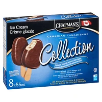 Chapman's Canadian Collection Caramel Praline Bumpy Ice Cream Bar, 8 x 55mL