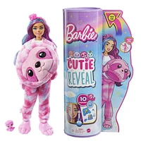 Barbie-Poupée Cutie Reveal-Costume de paresseux et 10 surprises