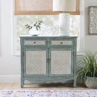 Console Maggie 2 portes, Bleu Antique