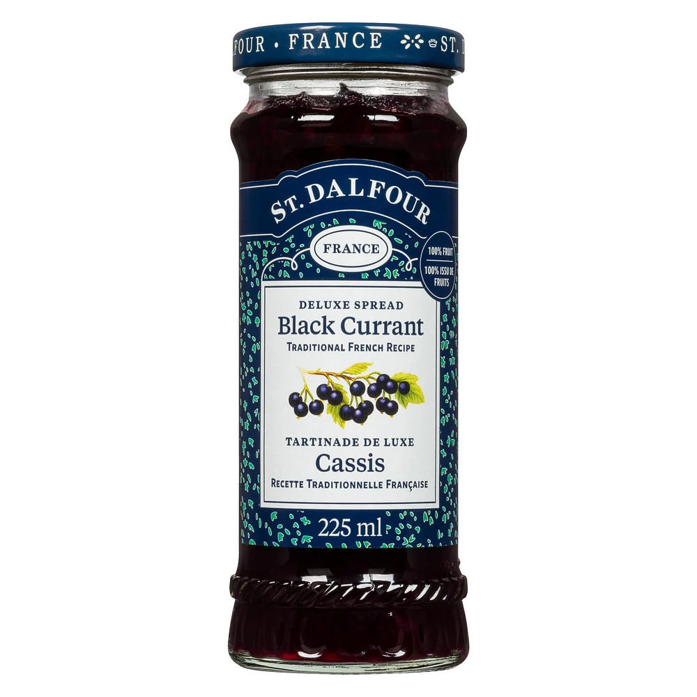 St. Dalfour Blackcurrant Deluxe Spread