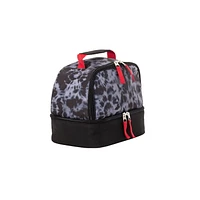Sac à lunch double compartiment, tie-dye