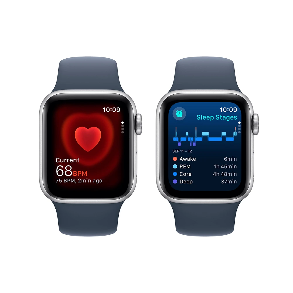 Apple Watch SE (2ème Génération) GPS, 40mm Argent