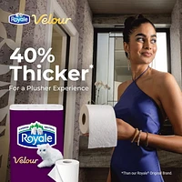 Royale Velour papier hygiénique, 30 équivalant à 62 rouleaux 2-ép., 147 feuilles /roul