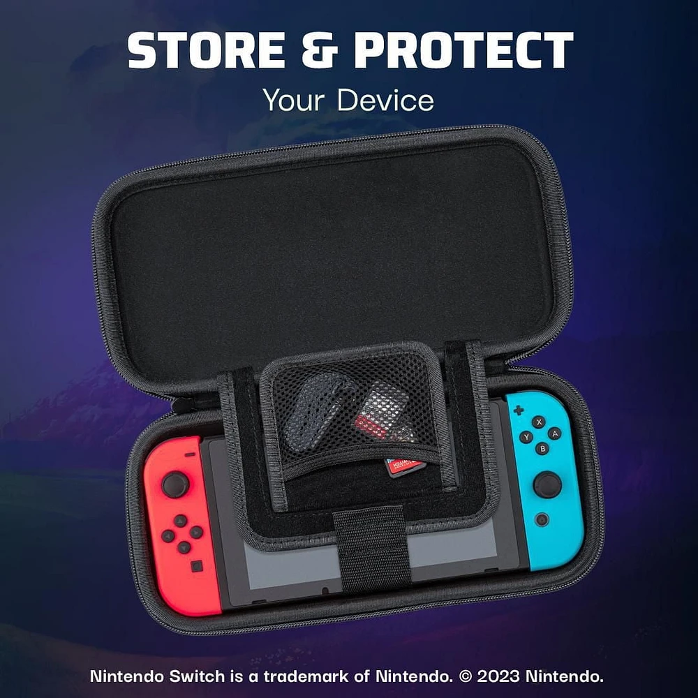 PDP REMATCH GLOW Controller & Travel Case GLOW Bundle: Sheikah Shoot For Nintendo Switch, Nintendo Switch Lite, Nintendo Switch - OLED Model