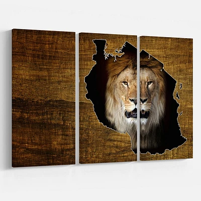 Design Art La Faune Du Tanzanie Art Sur Toile