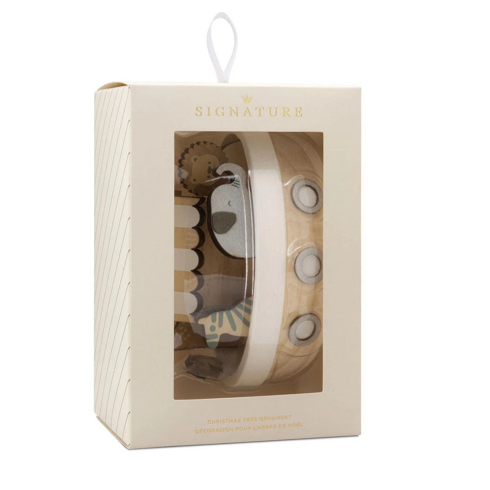 Décoration Hallmark de Noël (Arche de Noé, Signature, en bois)