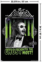 Beetlejuice - Ghost With The Most Wall Poster, 22.375" x 34"