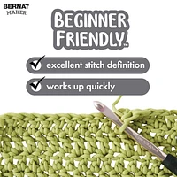 Bernat® Maker™ #5 Bulky Cotton Yarn, 8.8oz/250g 317 Yards