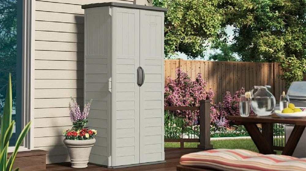 Suncast - Vertical Shed - Vanilla