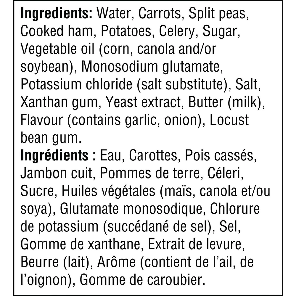 Campbell's® Chunky® Split Pea with Ham Ready to Serve Soup, Shelf Stable, Ready to serve soup 515 mL