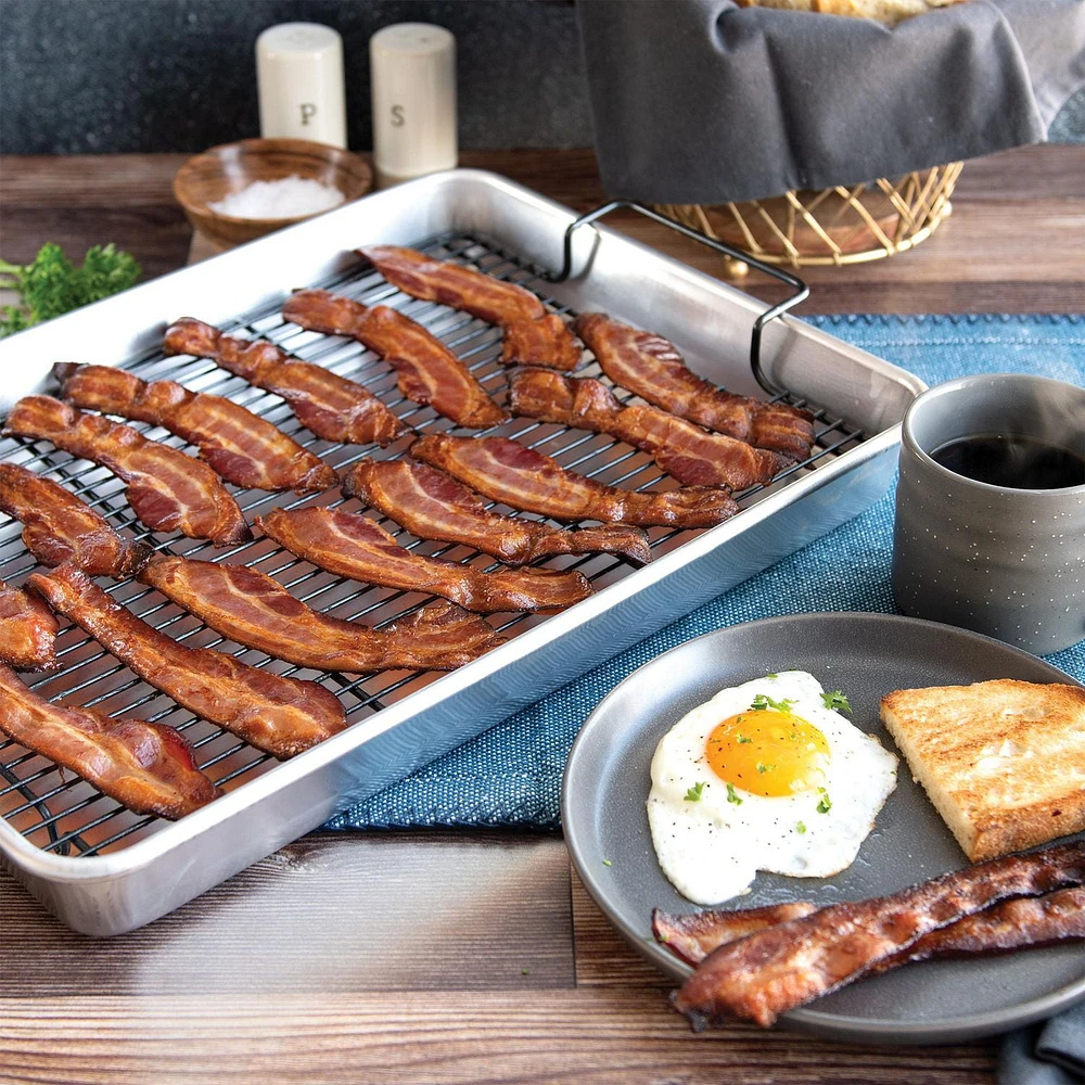 Nordic Ware Plaque de cuisson extra-large pour four croustillant