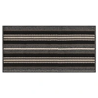 Tapis Discovery gris à endos de vinyle de 2 x 4 pi 2' x 4', Résistant Aux Taches