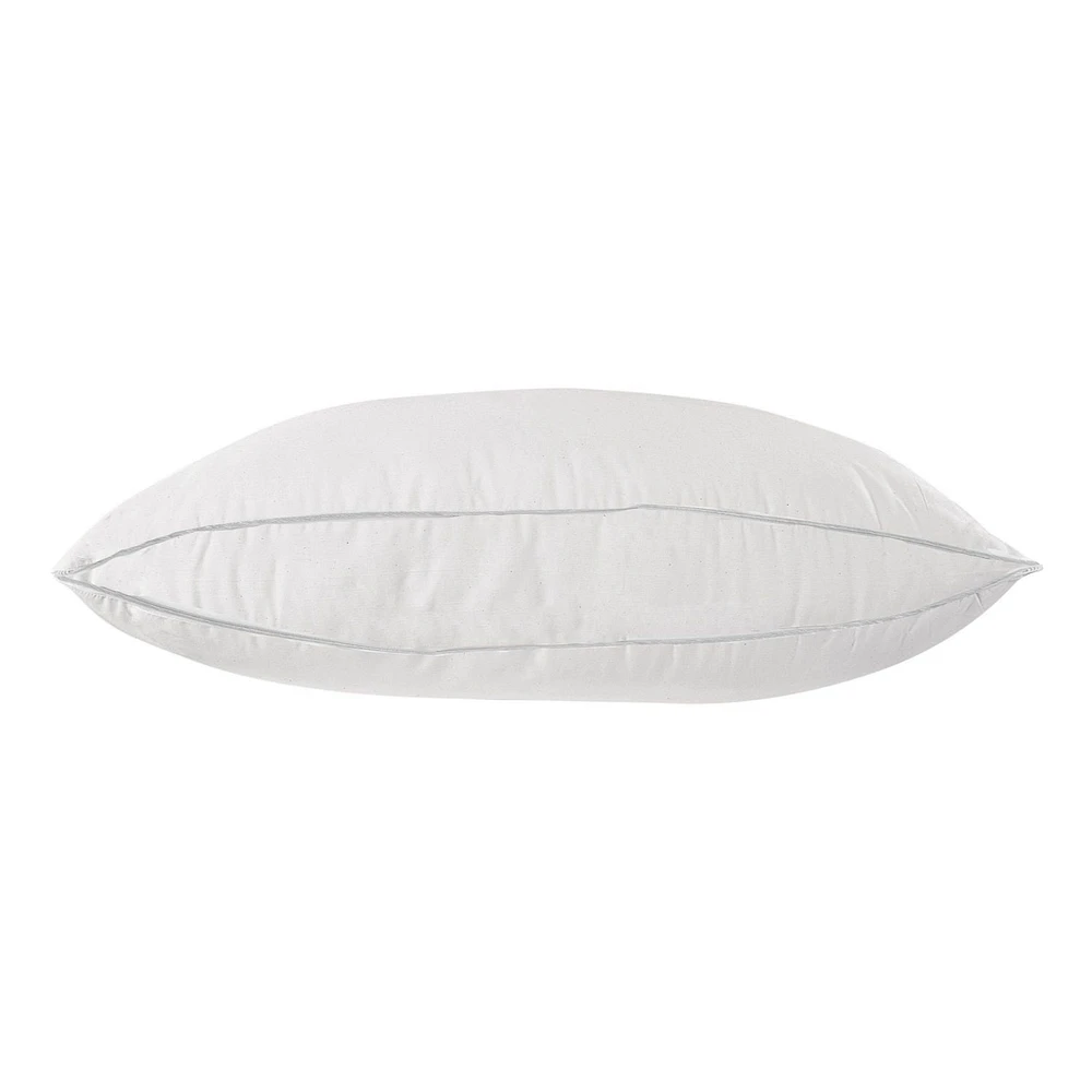 Lot de 2 Oreillers de Lit Sealy Support Moyen pour Dormeur sur le Ventre et le Dos, Housse en Coton, Lavable en Machine