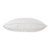 Lot de 2 Oreillers de Lit Sealy Support Moyen pour Dormeur sur le Ventre et le Dos, Housse en Coton, Lavable en Machine