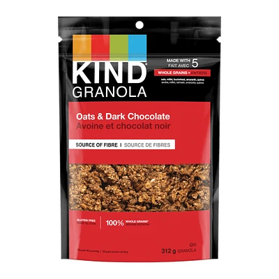 Oats & Dark Chocolate Granola, KIND Granola Dark Chocolate