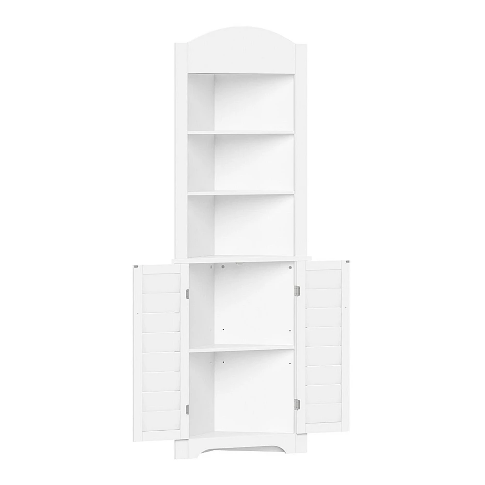 Maison RiverRidge® Brookfield Armoire haute d’angle à deux portes - Blanc