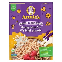 Annie’s Organic Honey Nut O's Breakfast Cereal, Whole Grain, 235 g