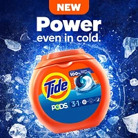 Capsules de détergent à lessive Tide PODS, détachant, éliminateur d’odeurs et protège-couleur 3 en 1, compatible avec les laveuses HE, parfum Original 76CT