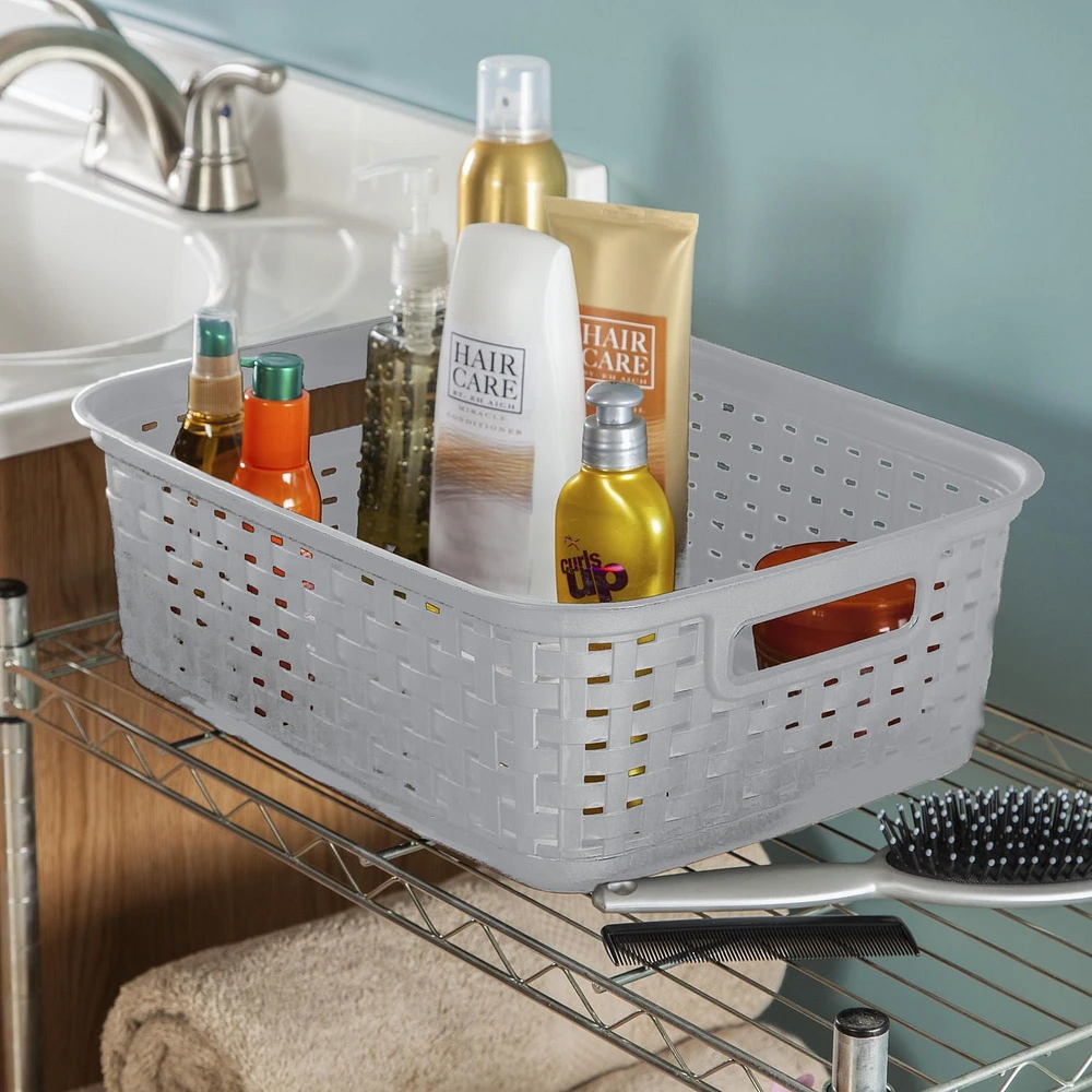 Sterilite short Weave Basket, Ea