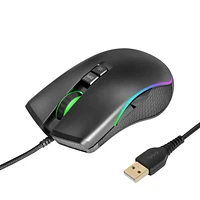 Souris de jeu RVB filaire avec PPP réglable et effets lumineux à DEL onn. 100027827 7 touches programmables