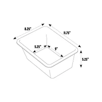 Humble Crew Tot Tutors Boîte de rangement pour jouets Taille XL, SuperSized