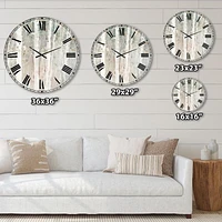 Designart 'A Woodland Walk into the Forest V' Traditional wall clock