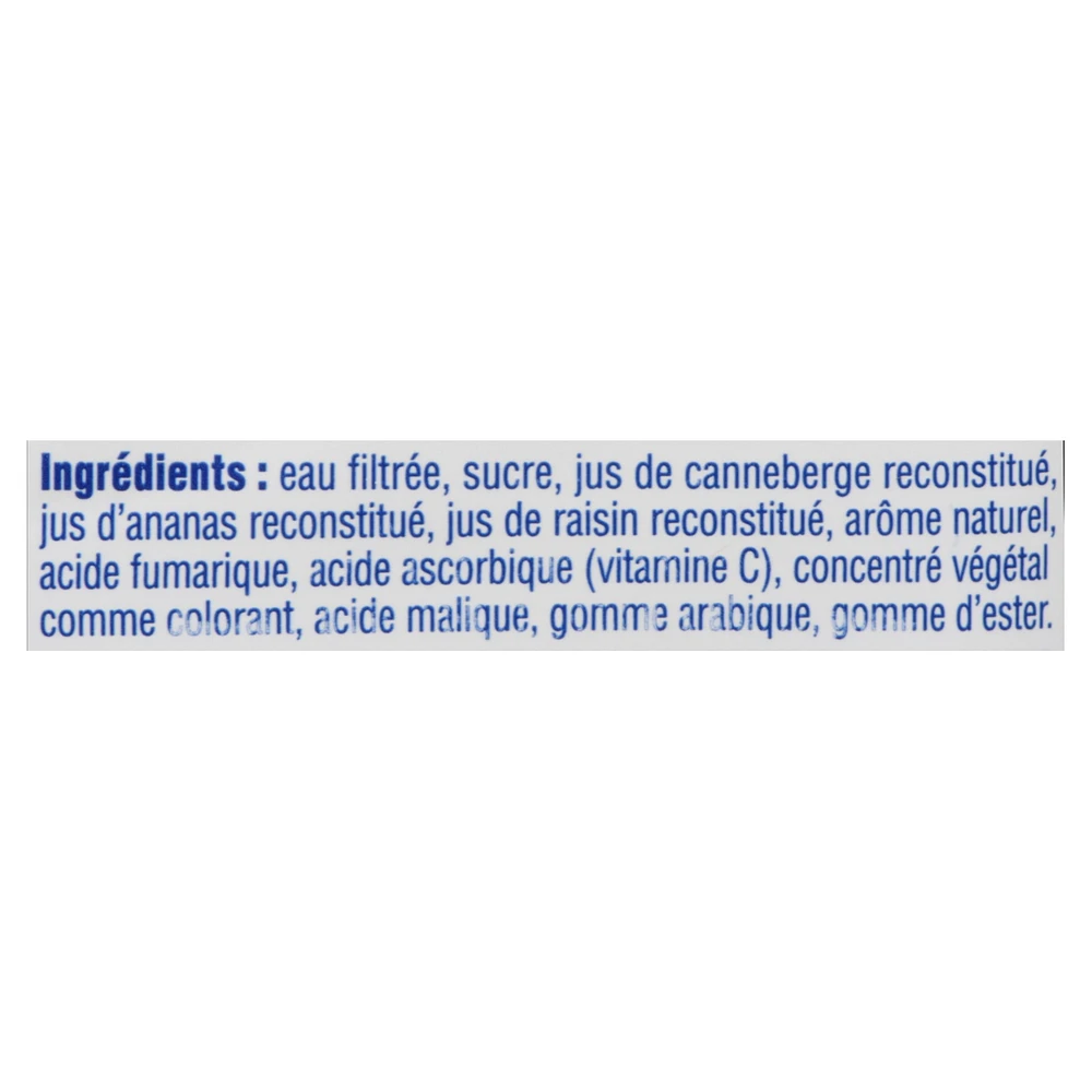 Cocktail aux Canneberges et Ananas d'Ocean Spray 1,89L 1,89 l