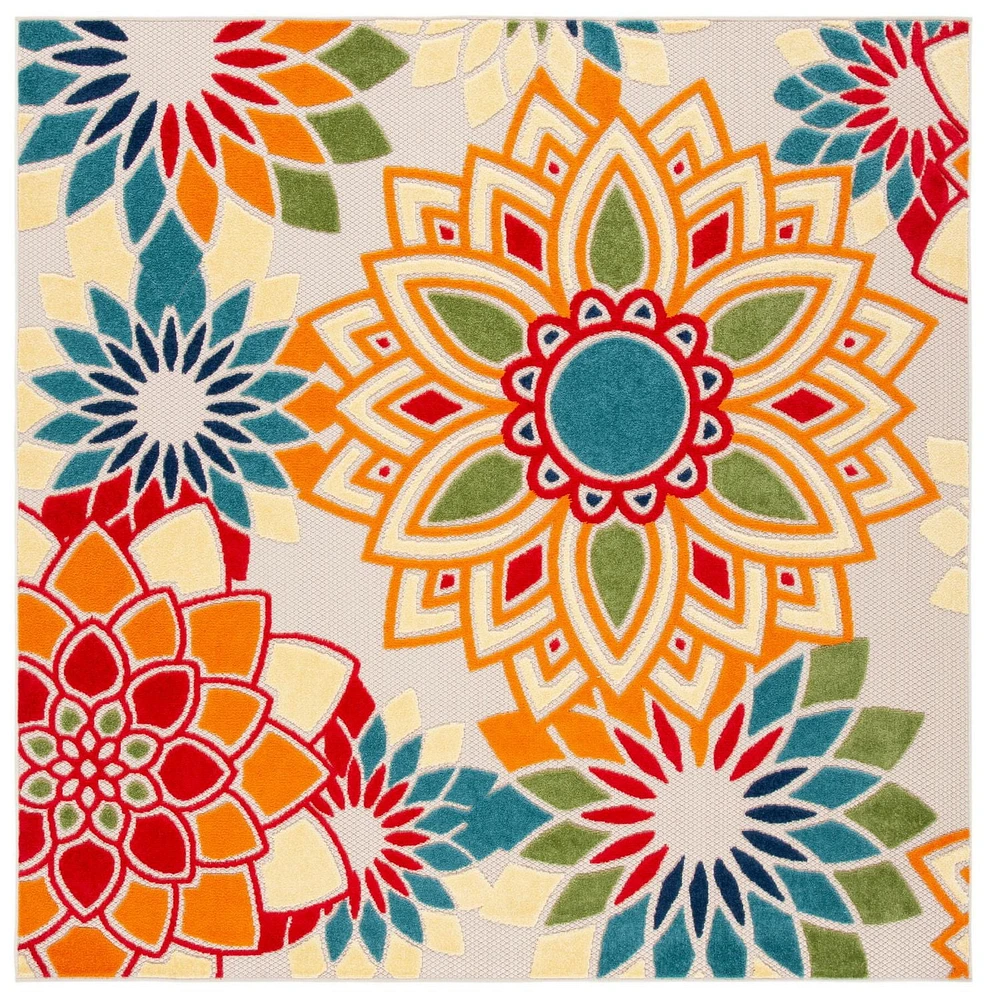 SAFAVIEH Cabana Quincy Tapis Floral Extérieur