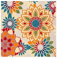 SAFAVIEH Cabana Quincy Tapis Floral Extérieur