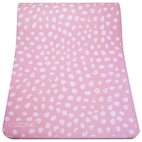 Tapis d’exercice avec pois imprimés de 10 mm – 61 cm x 182,9 cm – Violet/gris