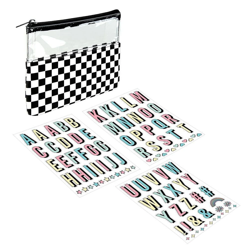 Fashion Angels Personalize It! Pouch Checkered