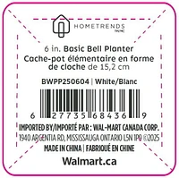 Hometrends Cache-pot élémentaire en formede cloche