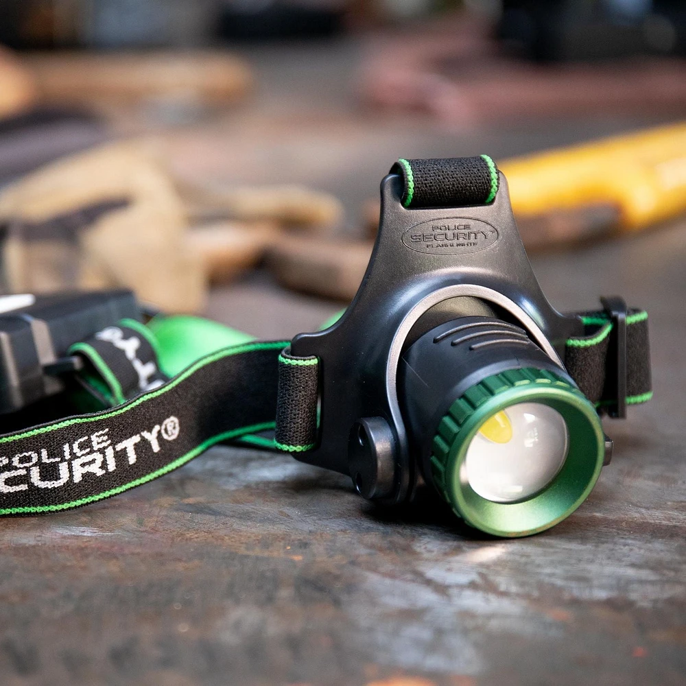 Police Security Blackout-R Rechargeable Headlamp