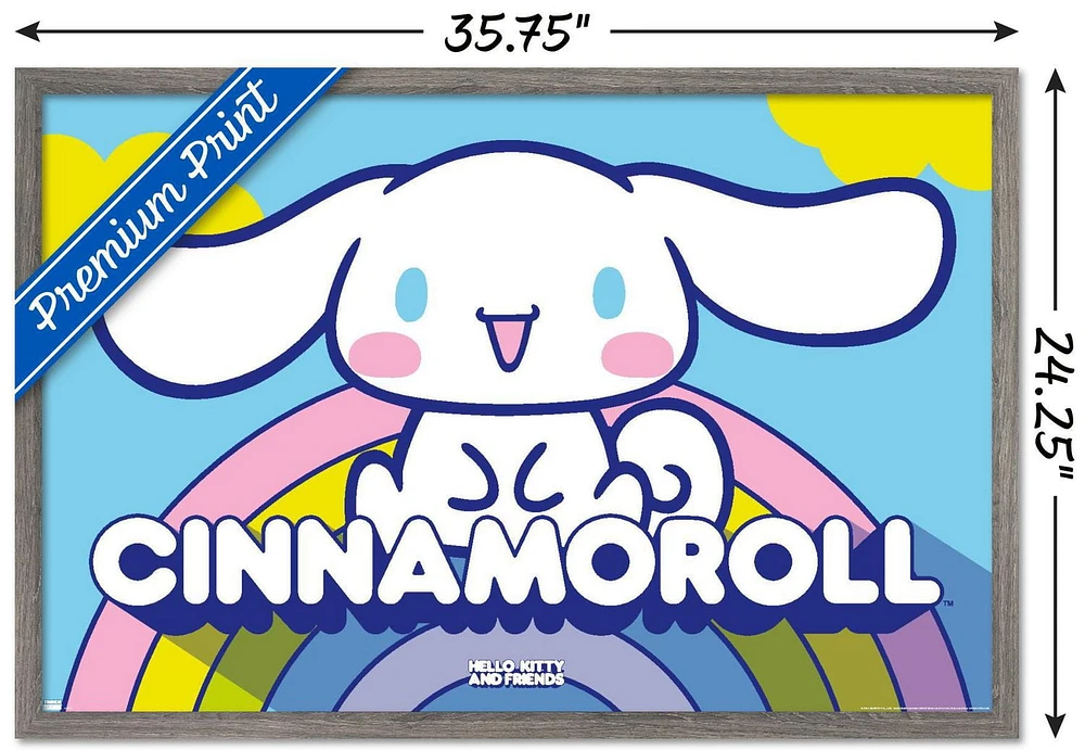 Hello Kitty and Friends: 22 Over The Rainbow - Cinnamoroll Wall Poster