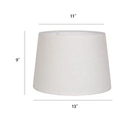 HOMETRENDS Lamp Shade, 13”, crinkle paper