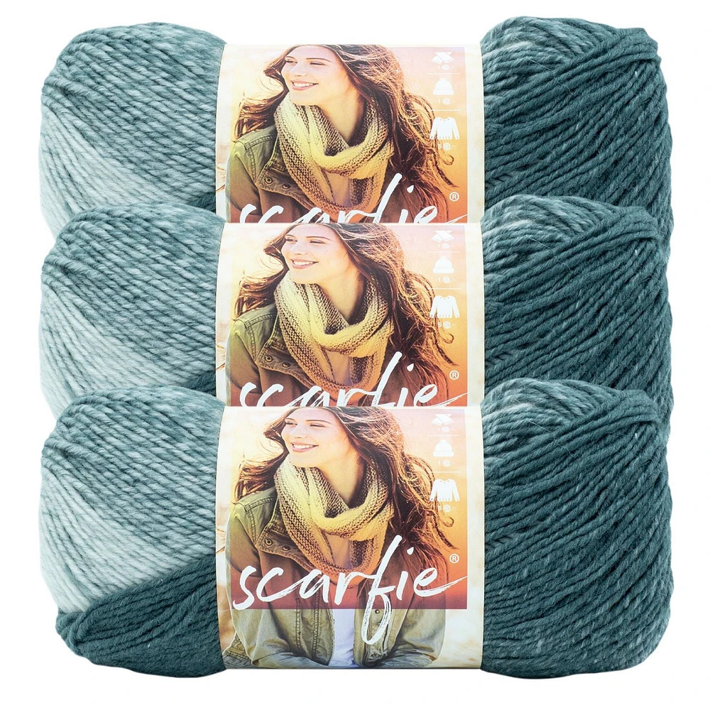 Lion marque fil Scarfie #5 Chunky laine mélange fil 285m / 150g