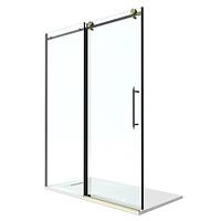 A&E Bath and  Shower KATHEY-60-BLK