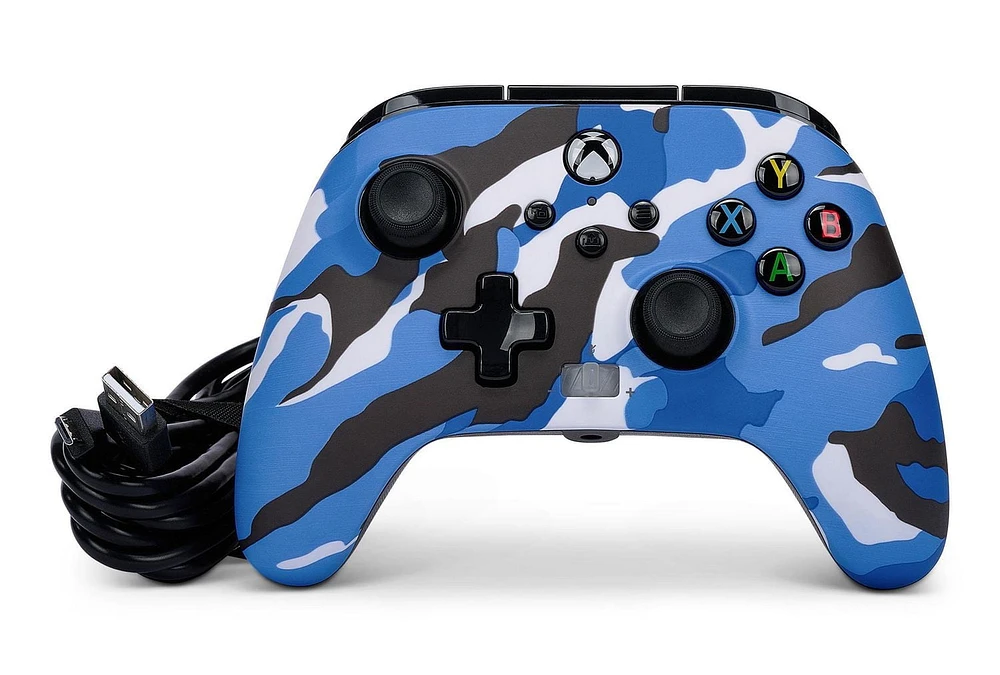 PowerA Enhanced Wired Controller for Xbox Series X|S - Blue Camo